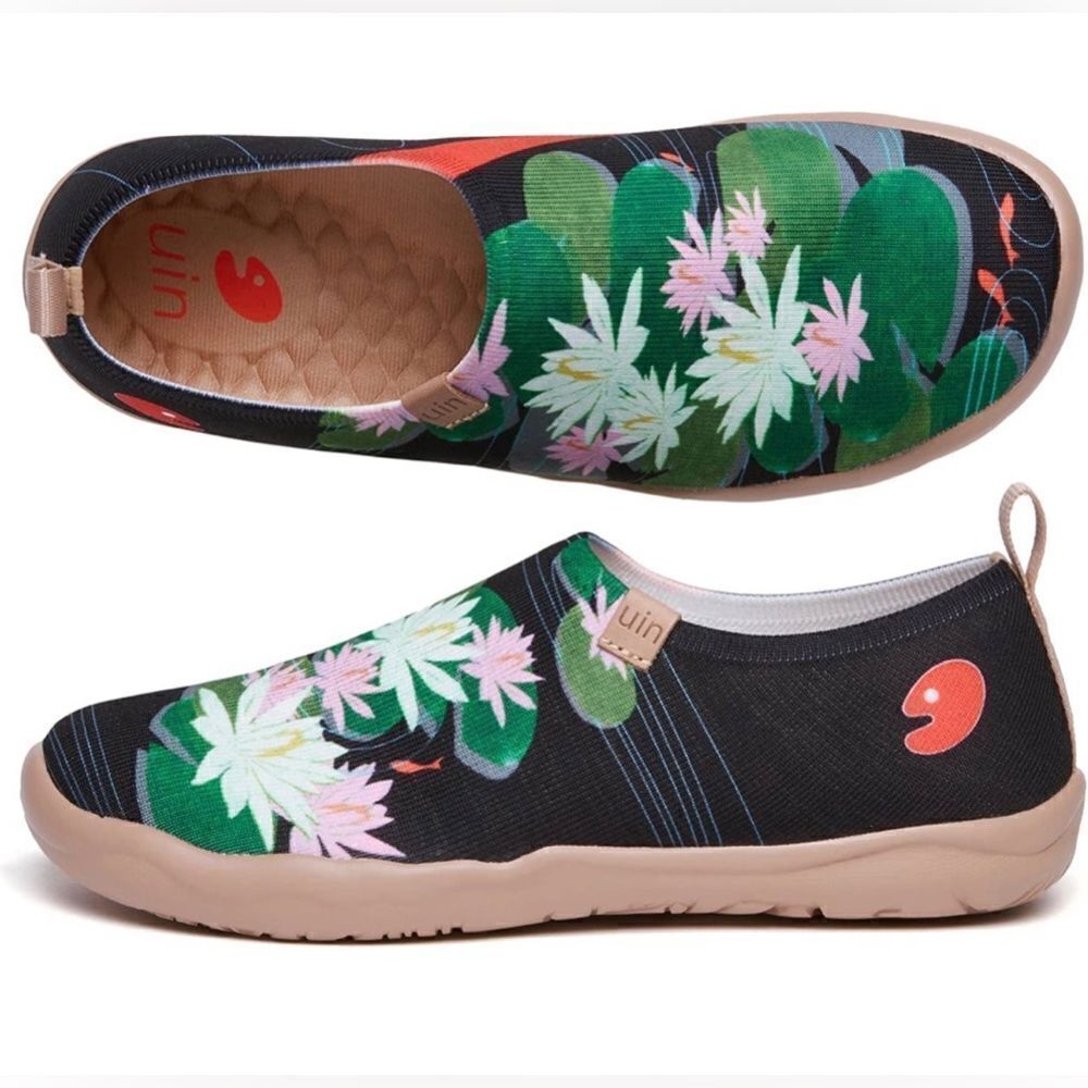UIN Women's The National Gallery Shoes (Monet Water- Lily Pond Recreation V2) - Picture 5 of 8